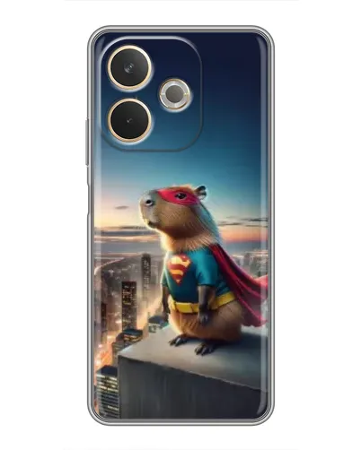 Чехол для OPPO A5 Pro с картинкой «Капи-мен супергерой»