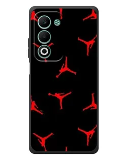 Чохол для OPPO A5 з картинкою «Jordan Red Pattern»