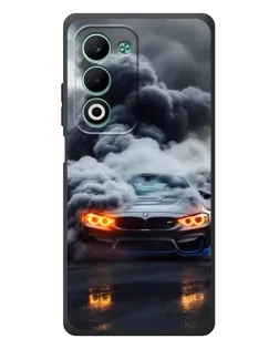 Чохол для OPPO A5 з картинкою «BMW у диму» Чохол для OPPO A5 з картинкою «BMW у диму»