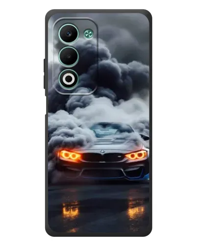 Чохол для OPPO A5 з картинкою «BMW у диму» Чохол для OPPO A5 з картинкою «BMW у диму»