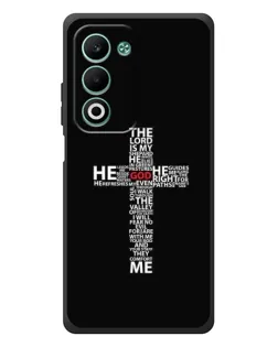 Чехол для OPPO A5 с картинкой «Текстовый крест»