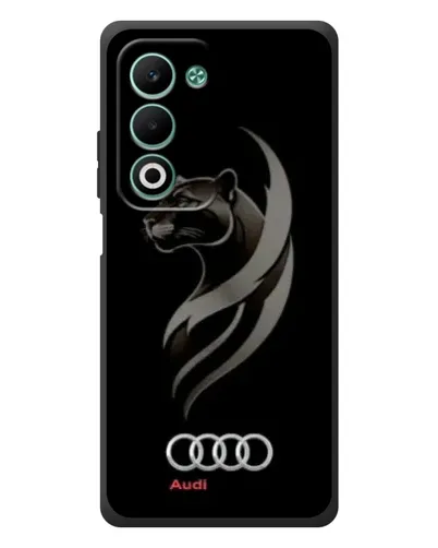 Чохол для OPPO A5 з картинкою «Графіка — пантера та Audi»