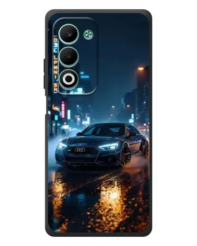 Чохол для OPPO A5 з картинкою «Нічне місто та Audi»