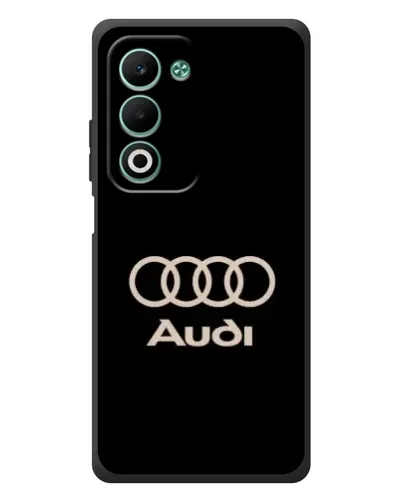 Чохол для OPPO A5 з картинкою «Audi — золотий логотип»