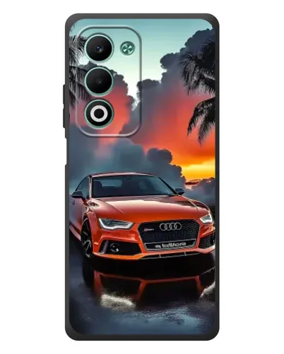Чохол для OPPO A5 з картинкою «Audi — захід сонця»