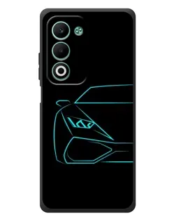 Чохол для OPPO A5 з картинкою «Блакитний силует Lamborghini» Чохол для OPPO A5 з картинкою «Блакитний силует Lamborghini»