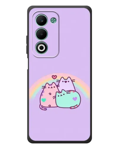 Чохол для OPPO A5 з картинкою «Веселкові Пушини» Чохол для OPPO A5 з картинкою «Веселкові Пушини»