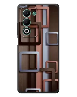 Чохол для OPPO A5 з картинкою «Коричневі об'ємні квадрати» Чохол для OPPO A5 з картинкою «Коричневі об'ємні квадрати»