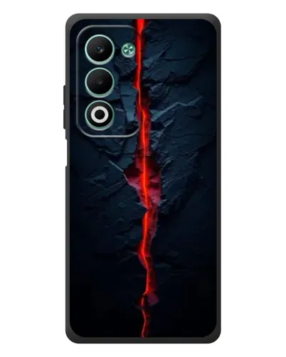 Чохол для OPPO A5 з картинкою «Червона лавова тріщина»