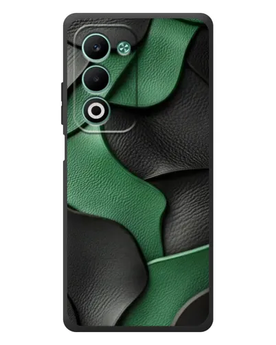 Чохол для OPPO A5 з картинкою «Зелені шкіряні хвилі»