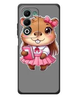 Чохол для OPPO A5 з картинкою «Дівчинка капібара»