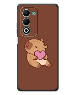 Чохол для OPPO A5 з картинкою «Капібара з серцем»