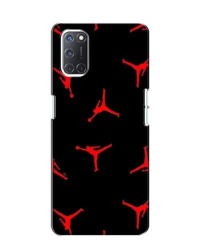 Чохол для OPPO A52 з картинкою «Jordan Red Pattern»