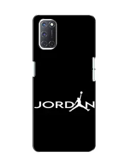 Чохол для OPPO A52 з картинкою «Jordan White Logo»