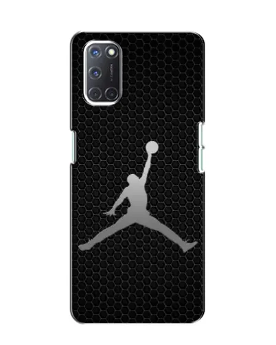 Чохол для OPPO A52 з картинкою «Jordan Dark Carbon»