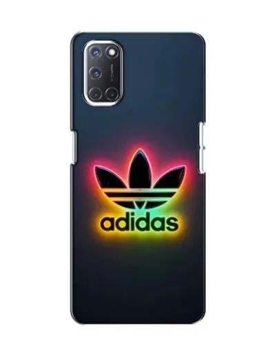 Чехол для OPPO A52 с картинкой «Неоновый Adidas»