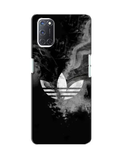 Чехол для OPPO A52 с картинкой «Абстрактный дым Adidas»