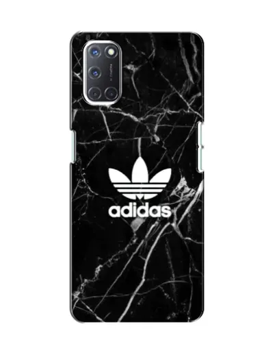 Чехол для OPPO A52 с картинкой «Белый мрамор Adidas»