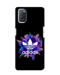 Чехол для OPPO A52 с картинкой «Взрыв красок Adidas»