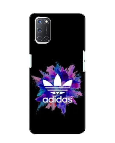 Чехол для OPPO A52 с картинкой «Взрыв красок Adidas»