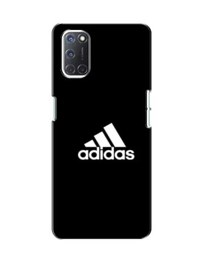 Чехол для OPPO A52 с картинкой «Черная классика Adidas»