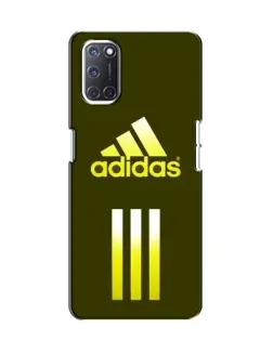Чехол для OPPO A52 с картинкой «Оливковый градиент Adidas»