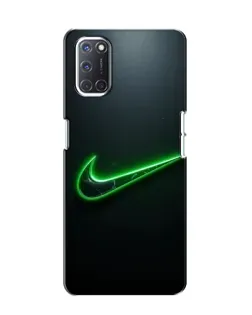 Чохол для OPPO A52 з картинкою «Неоновий контур Nike»