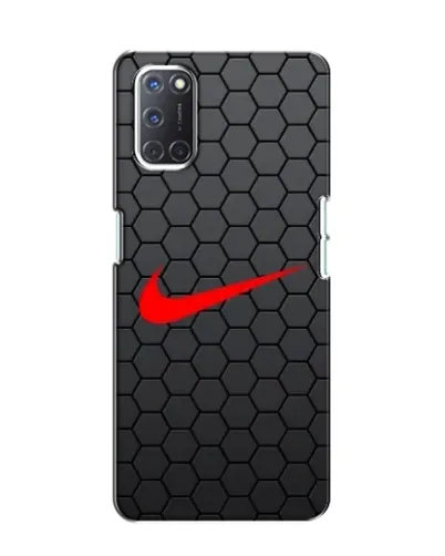 Чохол для OPPO A52 з картинкою «Nike — карбонова сітка»