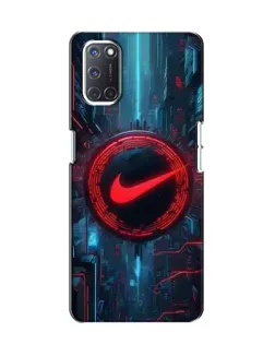 Чохол для OPPO A52 з картинкою «Техногенний стиль Nike»