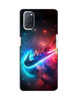 Чохол для OPPO A52 з картинкою «Вогняний логотип Nike»