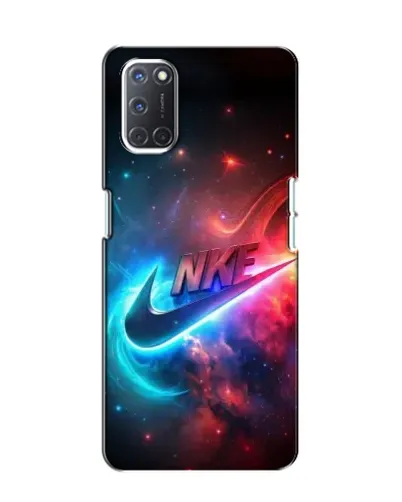 Чохол для OPPO A52 з картинкою «Вогняний логотип Nike»