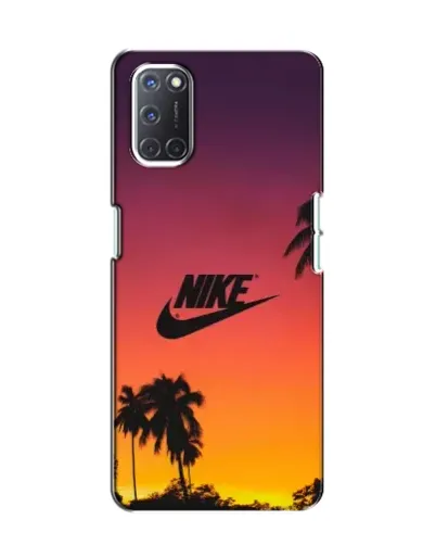 Чохол для OPPO A52 з картинкою «Nike на заході сонця»