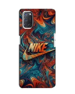 Чохол для OPPO A52 з картинкою «Nike в абстракції»