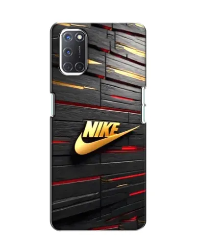 Чохол для OPPO A52 з картинкою «Золотий Nike на металі»