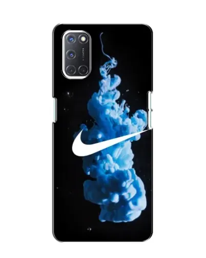 Чохол для OPPO A52 з картинкою «Nike та синій дим»