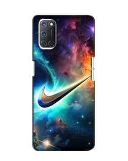 Чохол для OPPO A52 з картинкою «Космічний Nike Swoosh»