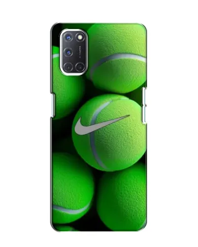 Чохол для OPPO A52 з картинкою «Тенісні м'ячі Найк»