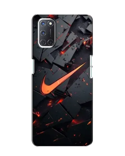 Чохол для OPPO A52 з картинкою «Nike — ефект розломів»