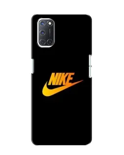 Чохол для OPPO A52 з картинкою «Золотий логотип Nike»
