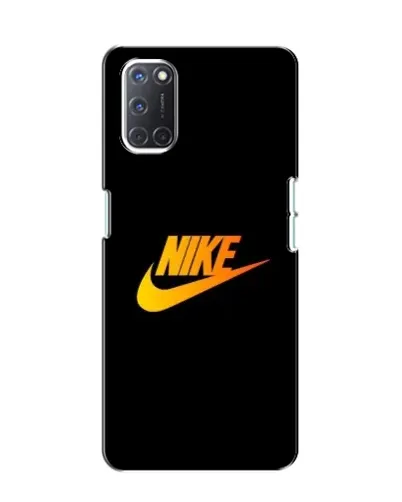Чохол для OPPO A52 з картинкою «Золотий логотип Nike»