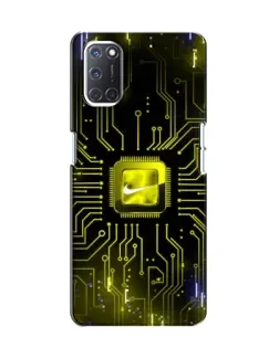 Чохол для OPPO A52 з картинкою «Nike — золота іскра»