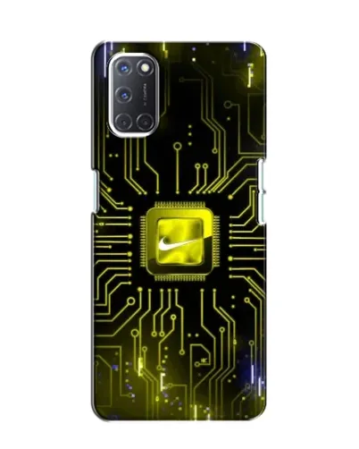 Чохол для OPPO A52 з картинкою «Nike — золота іскра»