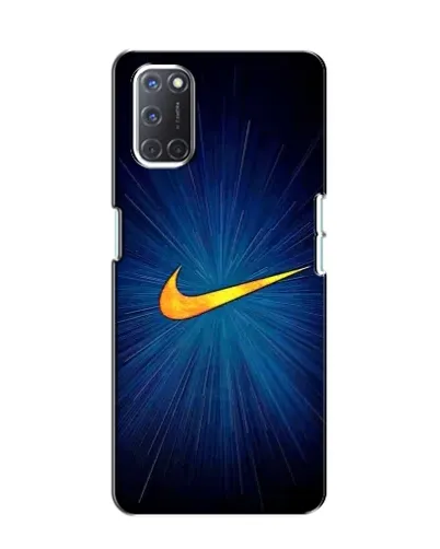 Чехол для OPPO A52 с картинкой «Синий пульс Nike» Чехол для OPPO A52 с картинкой «Синий пульс Nike»