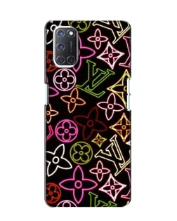 Чохол для OPPO A52 з картинкою «Неоновий мікс Nike»