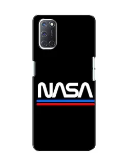 Чохол для OPPO A52 з картинкою «NASA — класика Red Blue»