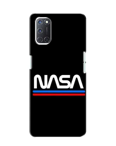 Чехол для OPPO A52 с картинкой «NASA — классика Red Blue»