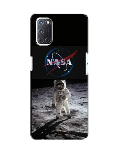 Чехол для OPPO A52 с картинкой «Астронавт на Луне»