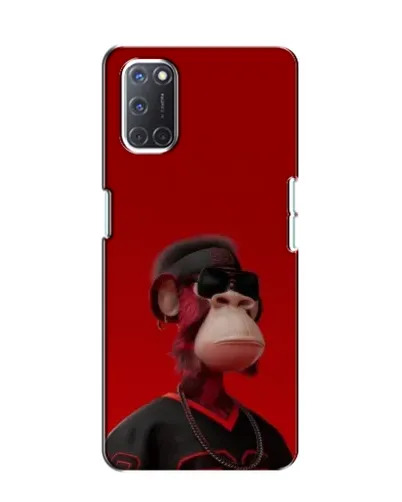 Чехол для OPPO A52 с картинкой «Bored Ape в красном» Чехол для OPPO A52 с картинкой «Bored Ape в красном»