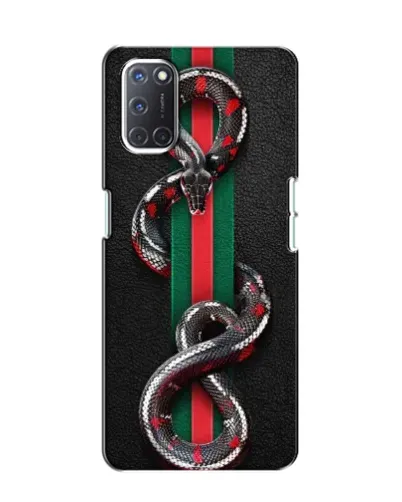 Чехол для OPPO A52 с картинкой «Gucci — змея на полосе» Чехол для OPPO A52 с картинкой «Gucci — змея на полосе»