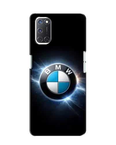 Чохол для OPPO A52 з картинкою «BMW — неонове сяйво»